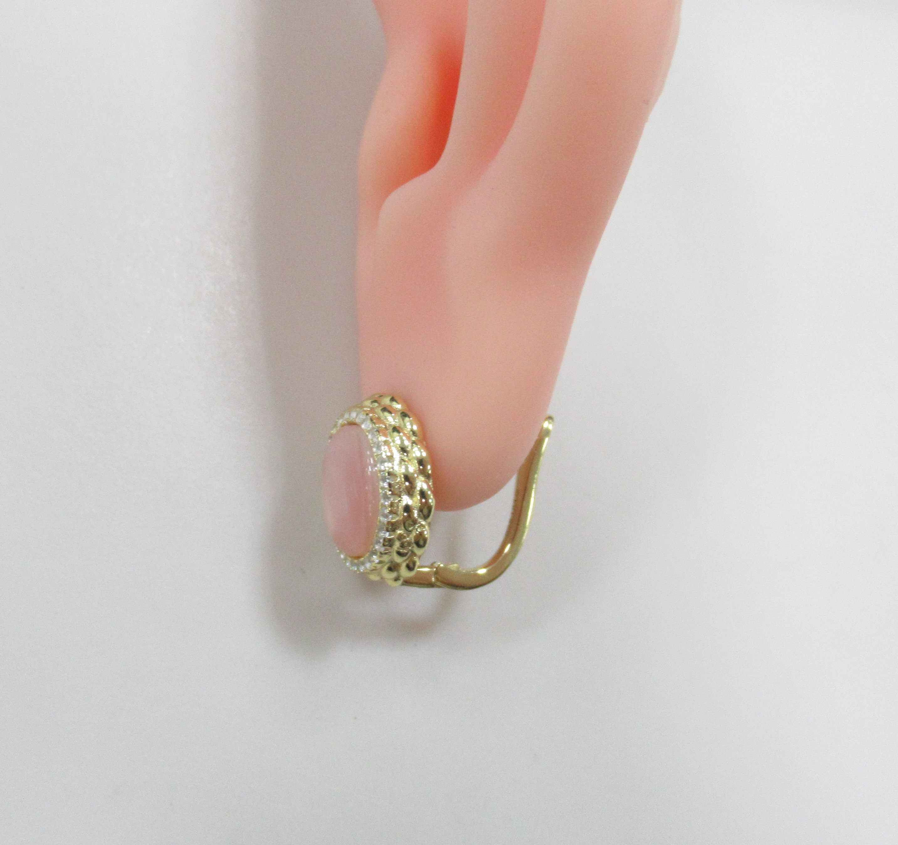 Серебряные серьги с перламутром